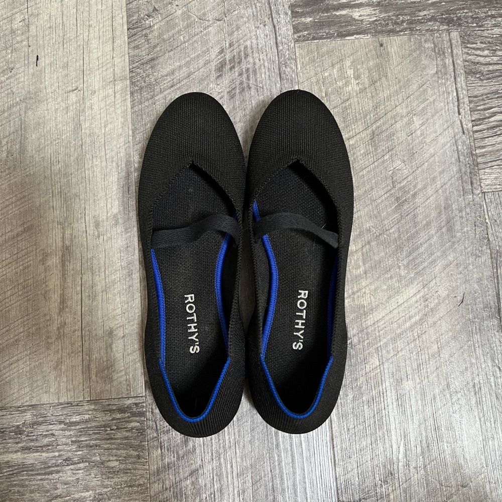 Rothy's Women's Black Ballet Flats